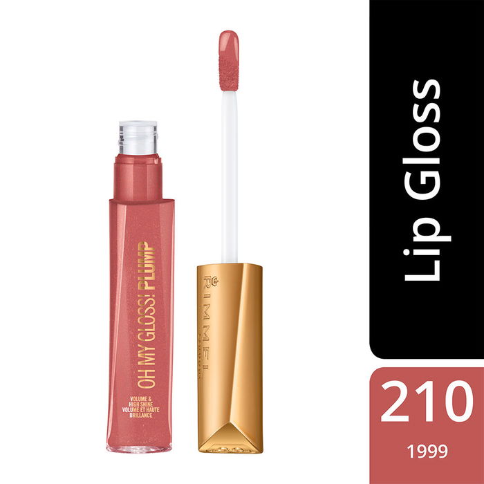 Rimmel London OH MY GLOSS! PLUMP brillo labial #210-1999 efecto voluminizador con aceite de canela 7 ml