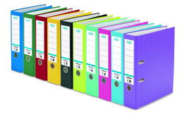 Archivador Palanca Elba Forrado Pp Rado Top A4 80Mm Violeta