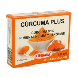 Integralia Cúrcuma Plus 30 cápsulas Antioxidante Natural