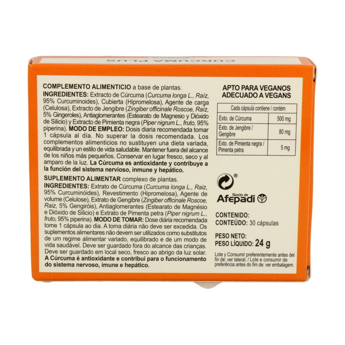 Integralia Cúrcuma Plus 30 cápsulas