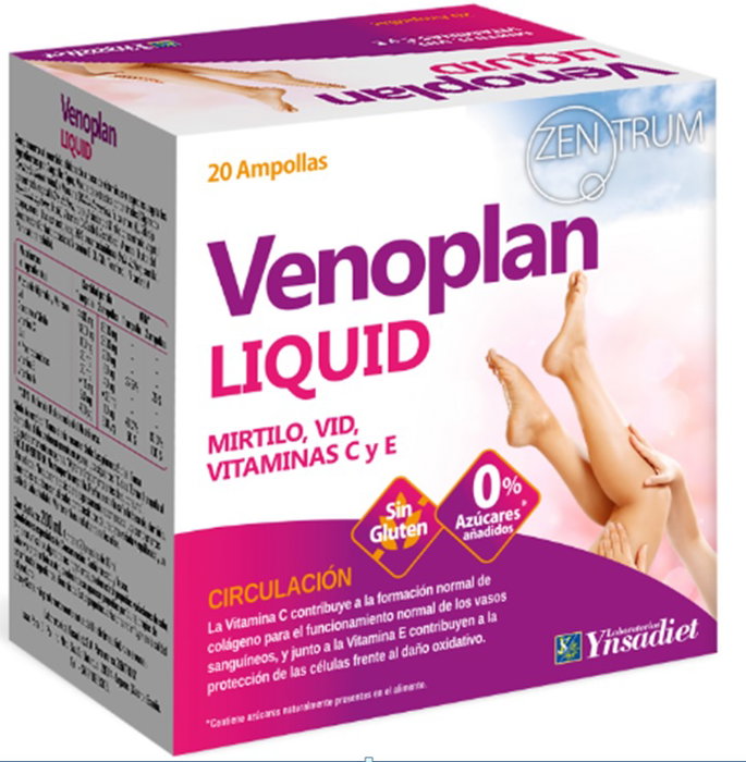 ZENTRUM VENOPLAN LIQUID 20 Ampollas