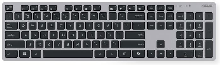 Asus W5000 Wireless Keyboard and Mouse Set Gris/Negro