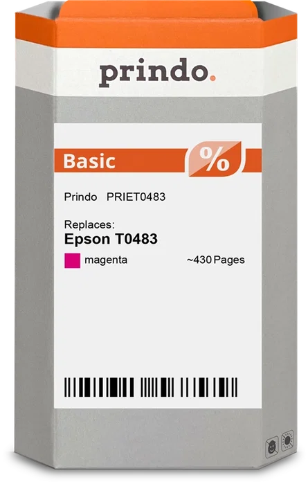 Prindo Cartucho de tinta magenta PRIET0483 Basic, 13ml Prindo Cartucho de tinta magenta PRIET0483 Basic, 13ml