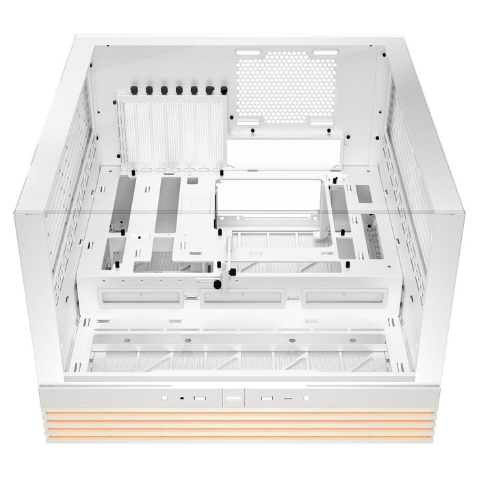 Be Quiet! Light Base 600 DX - Caja de PC Midi ATX Torre, Panel Frontal de Malla, Iluminación ARGB, Blanco