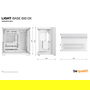 Be Quiet! Light Base 600 DX - Caja de PC Midi ATX Torre, Panel Frontal de Malla, Iluminación ARGB, Blanco