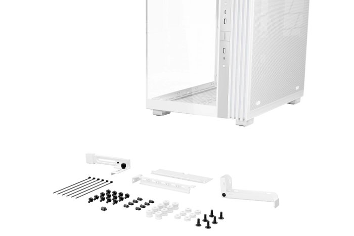 be quiet! Light Base 600 DX White - Caja de PC semitorre con panel panorámico de vidrio, iluminación ARGB, soporte para radiador 360mm y placa ATX be quiet! Light Base 600 DX White - Caja de PC semitorre con panel panorámico de vidrio, iluminación ARGB, soporte para radiador 360mm y placa ATX