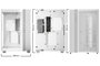 be quiet! Light Base 600 DX White - Caja de PC semitorre con panel panorámico de vidrio, iluminación ARGB, soporte para radiador 360mm y placa ATX