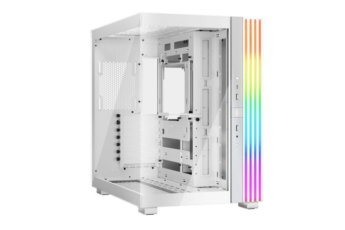 be quiet! Light Base 600 DX White - Caja de PC semitorre con panel panorámico de vidrio, iluminación ARGB, soporte para radiador 360mm y placa ATX be quiet! Light Base 600 DX White - Caja de PC semitorre con panel panorámico de vidrio, iluminación ARGB, soporte para radiador 360mm y placa ATX