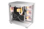 be quiet! Light Base 600 DX White - Caja de PC semitorre con panel panorámico de vidrio, iluminación ARGB, soporte para radiador 360mm y placa ATX