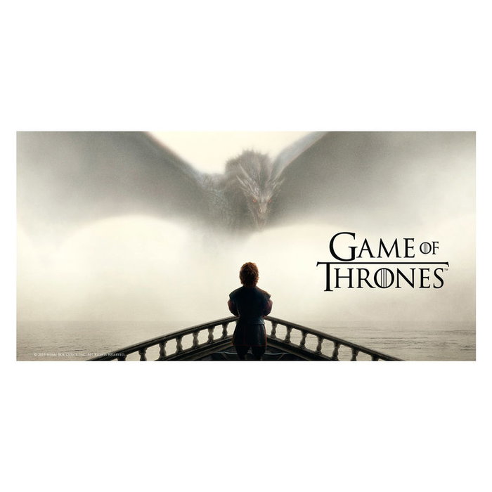 Sd Toys Europe S.L. Póster de Vidrio Tyrion y Dragon de Game of Thrones
