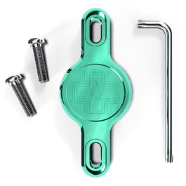 Muc-Off Secure Tag Holder 2.0 Soporte Rastreador Bicicleta Aluminio 6061