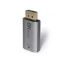 Lindy 41095 Adaptador DisplayPort 1.4 Macho a HDMI Hembra, 8K@120Hz, Color Gris