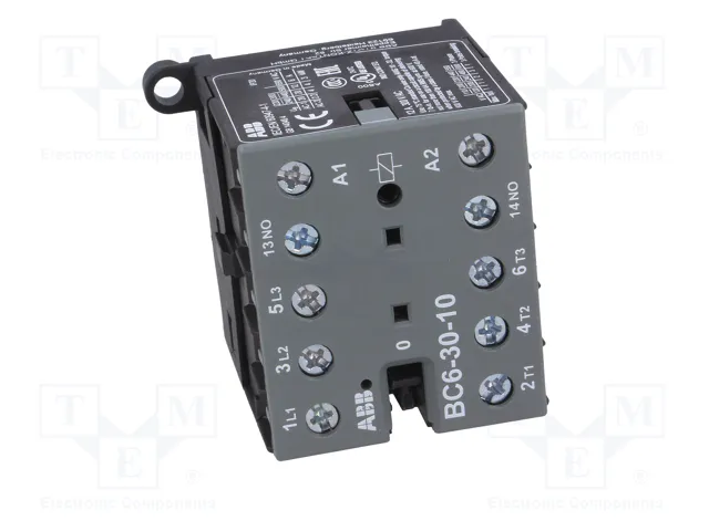 ABB BC6 3-polar Contactor 12VDC 9A