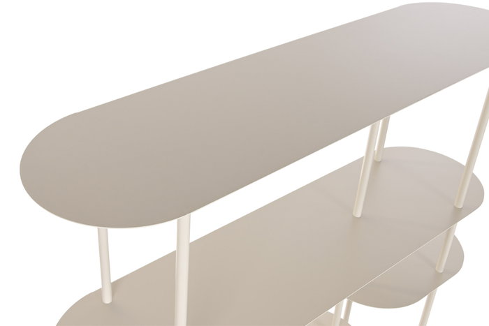 DKD Home Decor Aparador de Hierro Crema