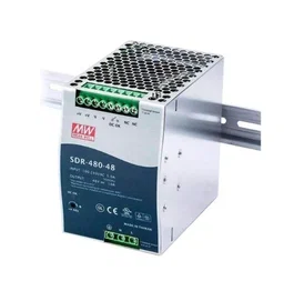 Allied Telesis AT-SDR480-48 Fuente de alimentación 48V CC 480W para montaje en riel DIN, color gris