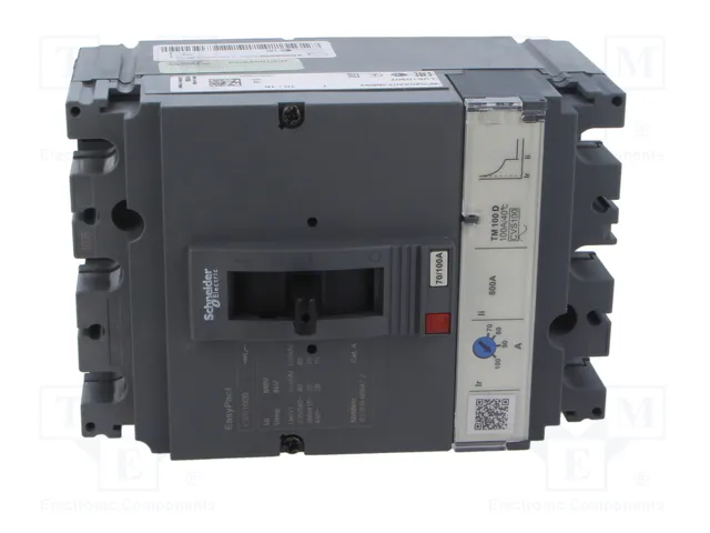 SCHNEIDER ELECTRIC EasyPact CVS MCCB Interruptor de potencia 3 polos 100A SCHNEIDER ELECTRIC EasyPact CVS MCCB Interruptor de potencia 3 polos 100A