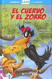 SUSAETA EDICIONES, El cuervo y el zorro, Adaptación de Estelle Talavera - SUSAETA EDICIONES