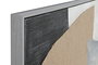 DKD Home Decor Cuadro Moderno Abstracto Gris Negro 103 x 143 x 4.5 cm Lienzo Poliester