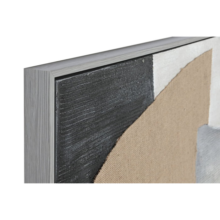 DKD Home Decor Cuadro Lienzo Poliéster Abstracto 3D 103x4,5x143 cm Gris y Negro DKD Home Decor Cuadro Lienzo Poliéster Abstracto 3D 103x4,5x143 cm Gris y Negro