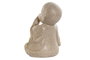 DKD Home Decor Figuras de Resina Monje Mate Surtido de 3