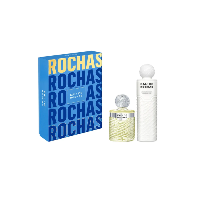 Rochas Eau de Rochas Set de 2 Piezas con Eau de Toilette 220 ml y Loción Corporal 500 ml
