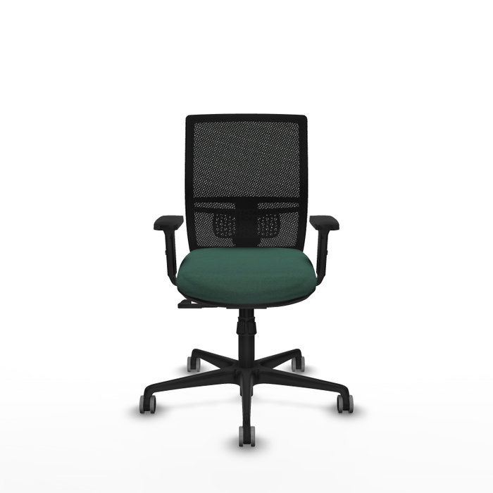 PIQUERAS Y CRESPO Silla de oficina Yunquera con mecanismo Sincro, Verde botella y Negro PIQUERAS Y CRESPO Silla de oficina Yunquera con mecanismo Sincro, Verde botella y Negro