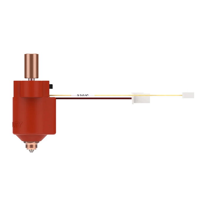 Creality 4001030123 Bloque Calefactor Cerámico para Impresora 3D K1 y K1 Max - Kit con Cobre, Acero, Titanio, Negro/Rojo/Cobre