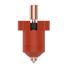 Creality 4001030123 Bloque Calefactor Cerámico para Impresora 3D K1 y K1 Max - Kit con Cobre, Acero, Titanio, Negro/Rojo/Cobre