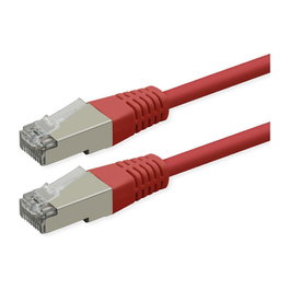 ROLINE Cable de parcheo Cat.6 Class E S/FTP PiMF rojo, 5m