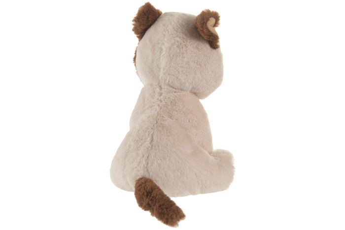 DKD Home Decor Peluche de Gato Surtido Beige y Blanco DKD Home Decor Peluche de Gato Surtido Beige y Blanco