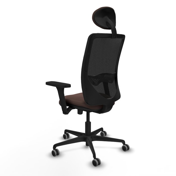 PIQUERAS Y CRESPO Silla de oficina Zulema con mecanismo Sincro/Traslack, Marrón oscuro y Negro PIQUERAS Y CRESPO Silla de oficina Zulema con mecanismo Sincro/Traslack, Marrón oscuro y Negro