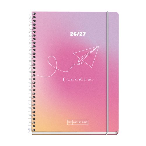 Agenda Escolar (2026-27) Miquelrius School Design Espiral Tapa Extra Con Goma Activa 8º 117X174 S/V Apais. Freedom Agenda Escolar (2026-27) Miquelrius School Design Espiral Tapa Extra Con Goma Activa 8º 117X174 S/V Apais. Freedom
