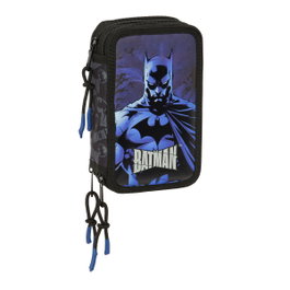 Safta Plumier Escolar Batman Triple Cremallera 37 Piezas