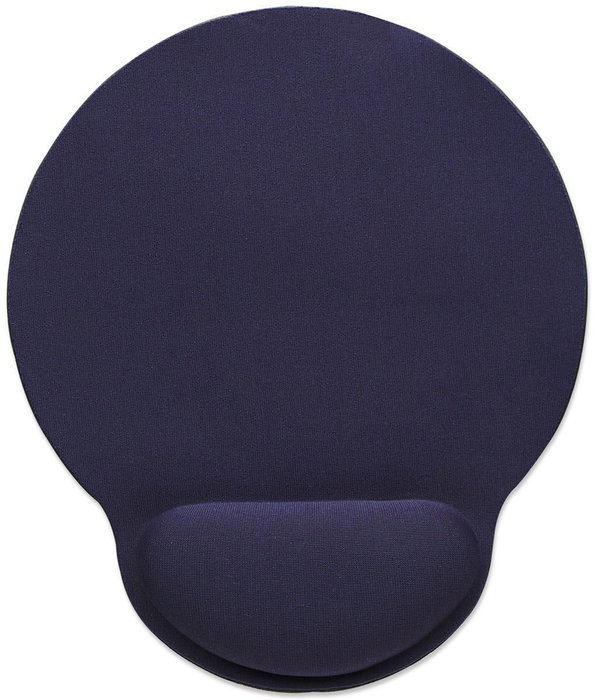 Manhattan Wrist Gel Support Pad And Mouse Mat, Blue, 241 x 203 x Manhattan Wrist Gel Support Pad And Mouse Mat, Blue, 241 x 203 x