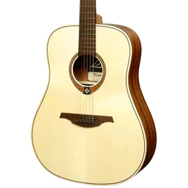 LAG Guitarra Acustica Dreadnought Zurdos Natural Satinado