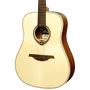 LAG Guitarra Acustica Dreadnought Zurdos Natural Satinado