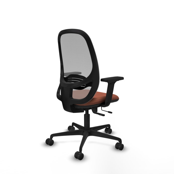 PIQUERAS Y CRESPO Silla de oficina Cilanco con mecanismo Sincro/Traslack Marrón y Gris PIQUERAS Y CRESPO Silla de oficina Cilanco con mecanismo Sincro/Traslack Marrón y Gris