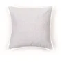 Today TOD1700240760596 Cojín CHARME Chambray x Dentelle Capucine 40 x 40 cm