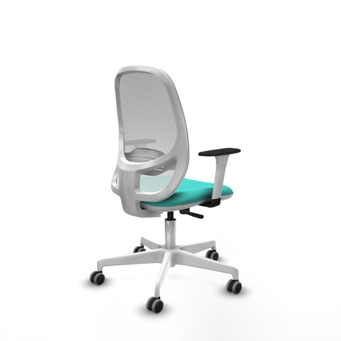 PIQUERAS Y CRESPO Silla de oficina Cilanco Turquesa y Blanco PIQUERAS Y CRESPO Silla de oficina Cilanco Turquesa y Blanco