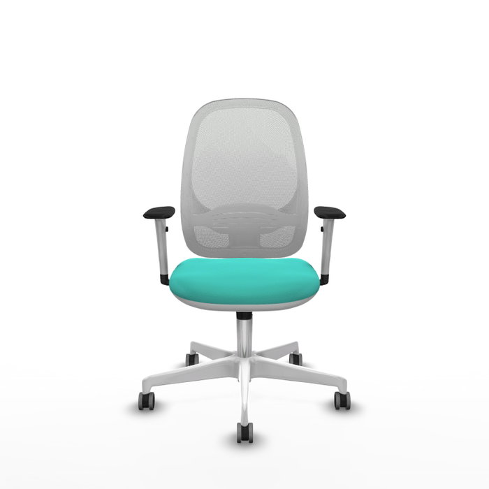 PIQUERAS Y CRESPO Silla de oficina Cilanco Turquesa y Blanco PIQUERAS Y CRESPO Silla de oficina Cilanco Turquesa y Blanco
