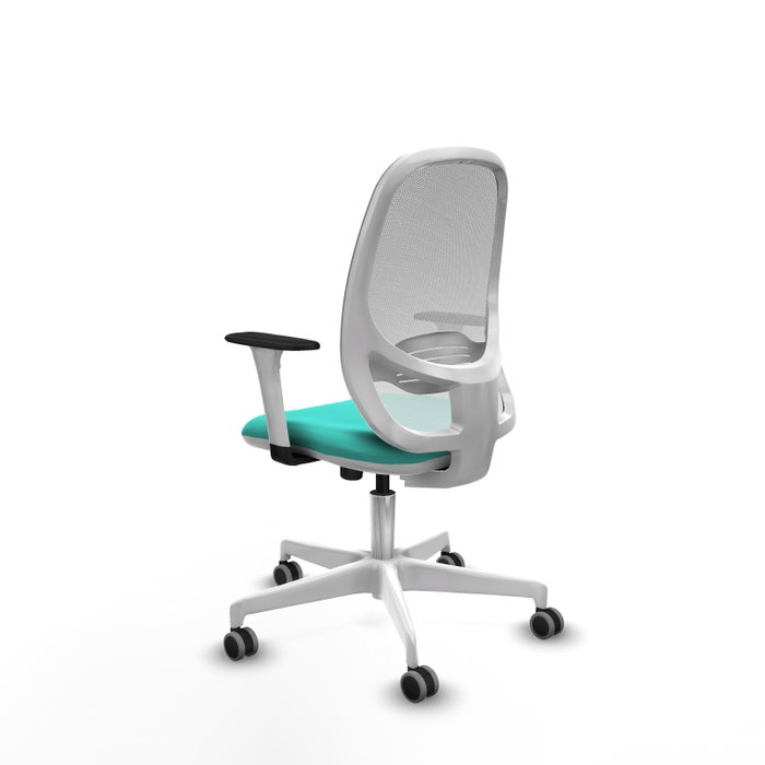PIQUERAS Y CRESPO Silla de oficina Cilanco Turquesa y Blanco PIQUERAS Y CRESPO Silla de oficina Cilanco Turquesa y Blanco