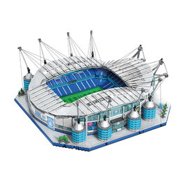CADA Estadio Etihad Stadium del Manchester City Maqueta 4473 Piezas C66022W con Licencia Oficial, Jugadores Personalizables y Luces LED