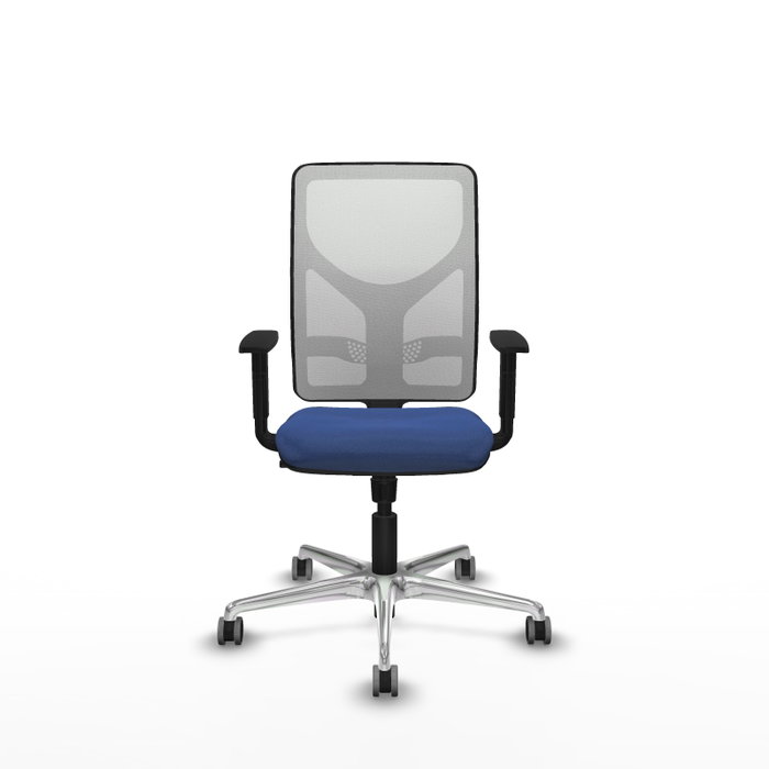 PIQUERAS Y CRESPO Silla de oficina Motilla con mecanismo Sincro, Azul marino y Blanco PIQUERAS Y CRESPO Silla de oficina Motilla con mecanismo Sincro, Azul marino y Blanco