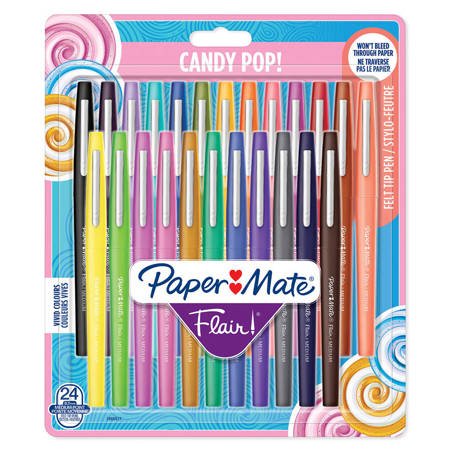 Rotulador Fibra Paper Mate Candy Pop Surtido Blister De 24 Rotulador Fibra Paper Mate Candy Pop Surtido Blister De 24