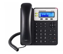 Grandstream GXP1620 / GXP1625 - Teléfono IP para Oficina DECT, 2 Líneas, Conferencia 3 Partes, Audio HD, PoE Integrado (GXP1625), Negro