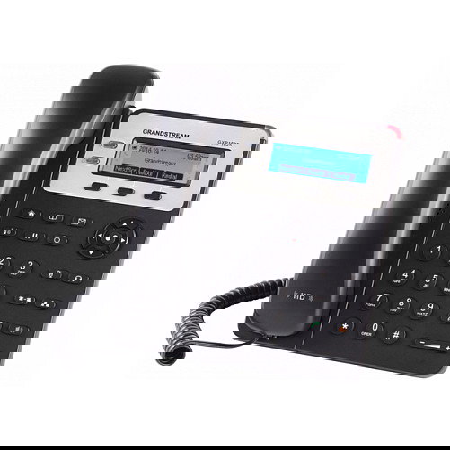 Grandstream GXP-1620 Teléfono SIP DECT con Altavoz y Pantalla LCD, 500 Contactos, Negro