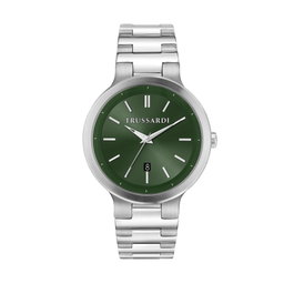 Trussardi R2453164002 Reloj Analógico para Hombre con Esfera Verde
