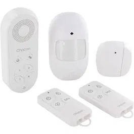 Chacon Kit de Alarma Inalámbrico con Alarma por Voz e Instalación Rápida