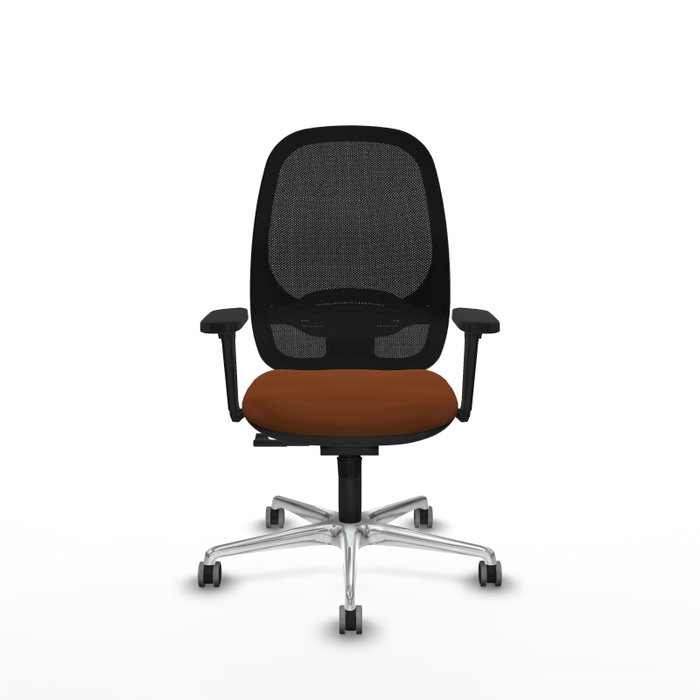 PIQUERAS Y CRESPO Silla de oficina Cilanco con mecanismo Sincro, Marrón y Negro PIQUERAS Y CRESPO Silla de oficina Cilanco con mecanismo Sincro, Marrón y Negro