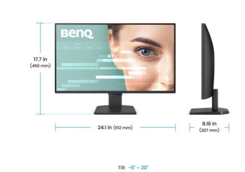BENQ Monitor GW2790C (9H.LNPLB.QBE) 27" FHD 144Hz IPS Eye-Care USB-C Certificado TUV